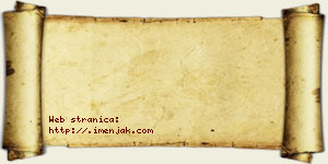 Mina Ognjanović vizit kartica